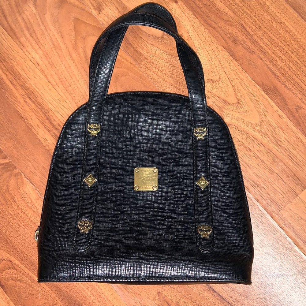 Authentic Mcm Top Handle Bag Gem